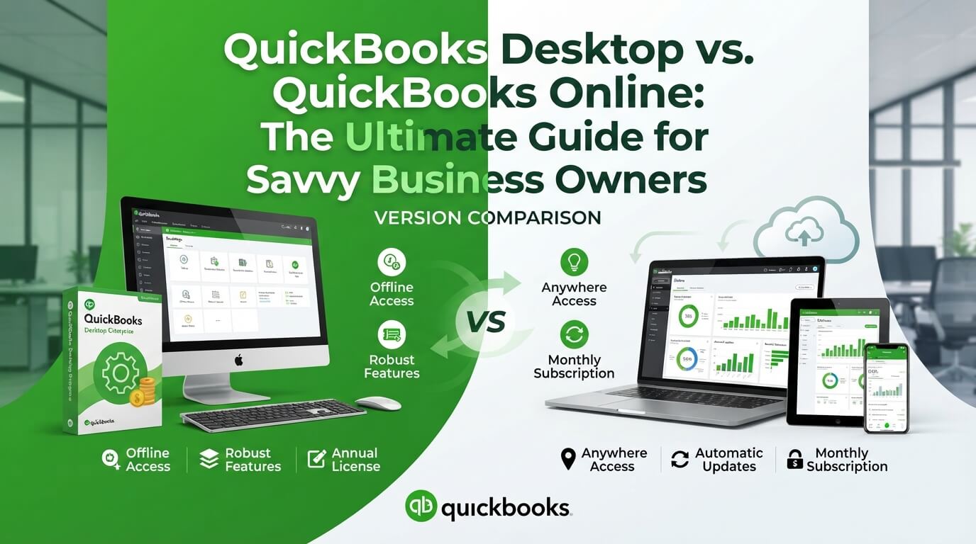 QuickBooks Desktop vs. QuickBooks Online: The Ultimate 2024 Guide for Savvy Businesses