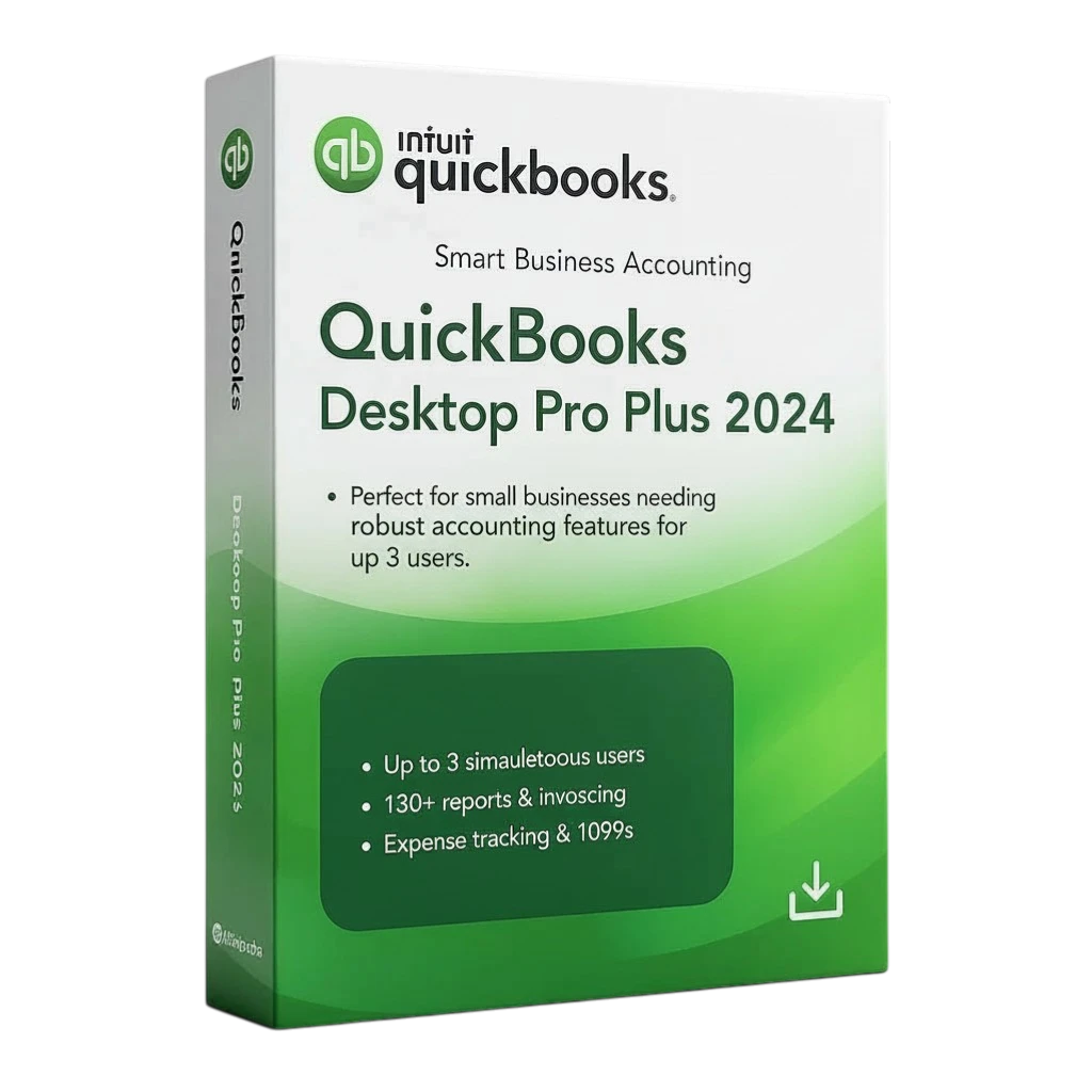 QuickBooks Desktop product packaging