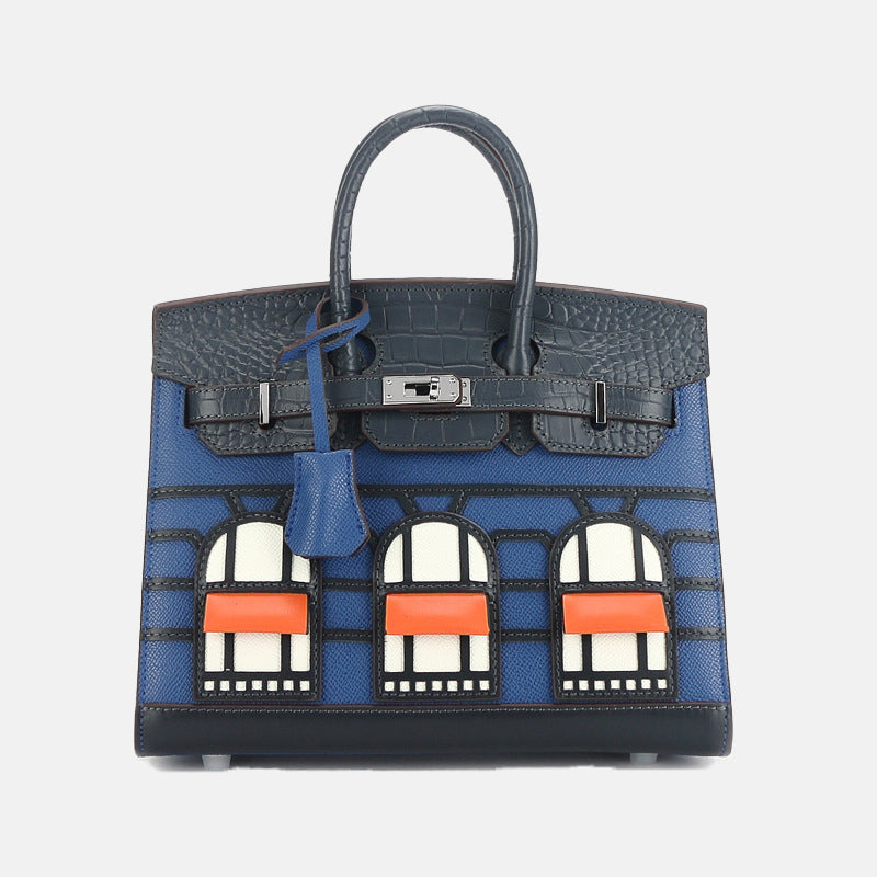 Women’s Genuine Leather HOUSE Top Handle Bags