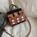 Women’s Genuine Leather HOUSE Top Handle Bags