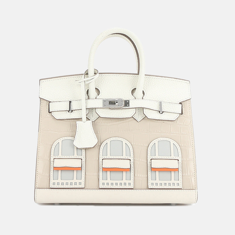 Women’s Genuine Leather HOUSE Top Handle Bags