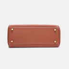 Women’s Lychee Grain Top Handle Bag in Full Grain Leather