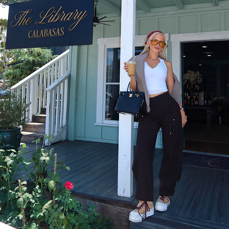 Women’s Alligator Print Top Handle Bags in Split Leather
