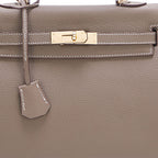 Women’s Lychee Grain Top Handle Bag in Full Grain Leather