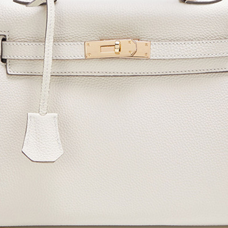 Women’s Lychee Grain Top Handle Bag in Full Grain Leather