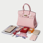 Women’s Smooth Croc Print Genuine Leather Top Handle Bags