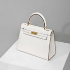 Women’s Epsom Leather Top Handle Bag in Gold Hardware
