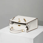 Women’s Epsom Leather Top Handle Bag in Gold Hardware
