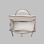 Women’s Epsom Leather Top Handle Bag in Gold Hardware
