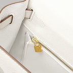 Women’s Epsom Leather Top Handle Bag in Gold Hardware