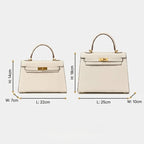 Women’s Top Handle Bags Croc Print Split Leather