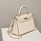 Women’s Top Handle Bags Croc Print Split Leather