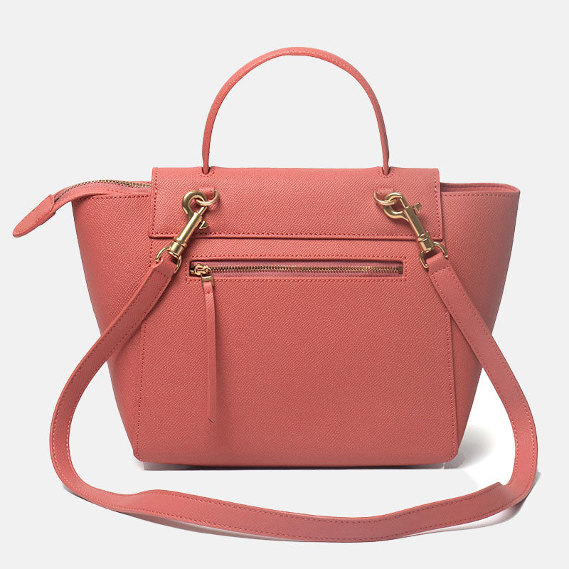 Women’s Split Leather Satchel Bags with Shoulder Strap
