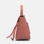 Women’s Split Leather Satchel Bags with Shoulder Strap