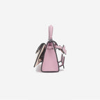 Women’s Epsom Mosaic Pixel Doll Top Handle Bag In Silver Hardware
