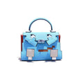 Women’s Epsom Mosaic Pixel Doll Top Handle Bag In Silver Hardware
