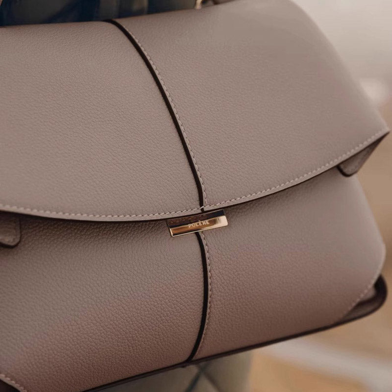 Women’s Split Leather Flap Crossbody Shoulder Handbag