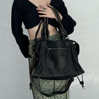 Women’s Vintage Antique Bronze PU Material Crossbody Hobo Bag
