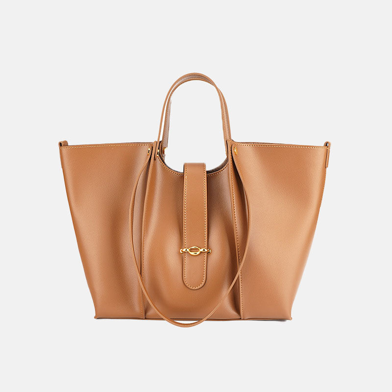 Women’s Minimal Genuine Leather Tote Bags