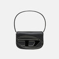 Women’s Letter D Genuine Leather Baguette Shoulder Bags