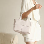 Women’s Woven Crossbody Shoulder Tote Bags in Genuine Leather