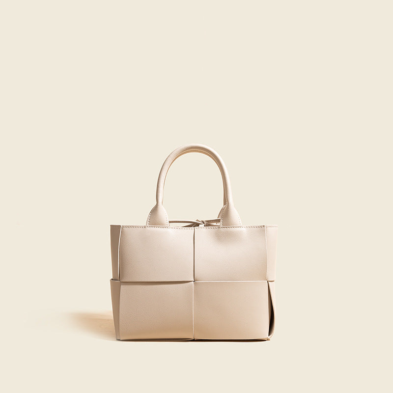 Women’s Woven Crossbody Shoulder Tote Bags in Genuine Leather
