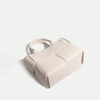 Women’s Woven Crossbody Shoulder Tote Bags in Genuine Leather