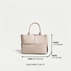 Women’s Woven Crossbody Shoulder Tote Bags in Genuine Leather