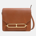 Women’s Genuine Leather Pig Nose Lock Buckle Crossbody Bag