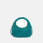 Women’s Quilted Zipper Hobo Shoulder Handbags in Lambskin Leather