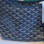 Women’s Canvas Leather Trim Mini Hobo Bag