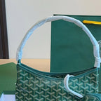 Women’s Canvas Leather Trim Mini Hobo Bag