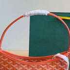 Women’s Canvas Leather Trim Mini Hobo Bag