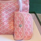 Women’s Canvas Leather Trim Mini Hobo Bag
