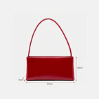 Women’s Minimalist Genuine Leather Baguette Bag