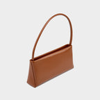 Women’s Minimalist Genuine Leather Baguette Bag