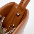 Women’s Minimalist Genuine Leather Baguette Bag