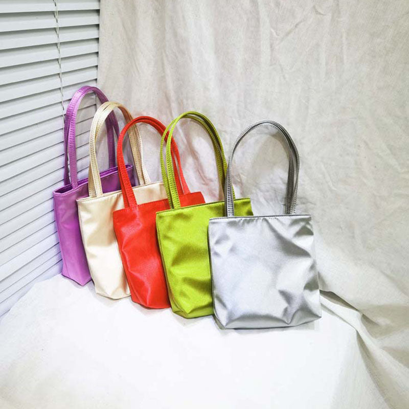 Women’s Minimal Mini Satin Tote