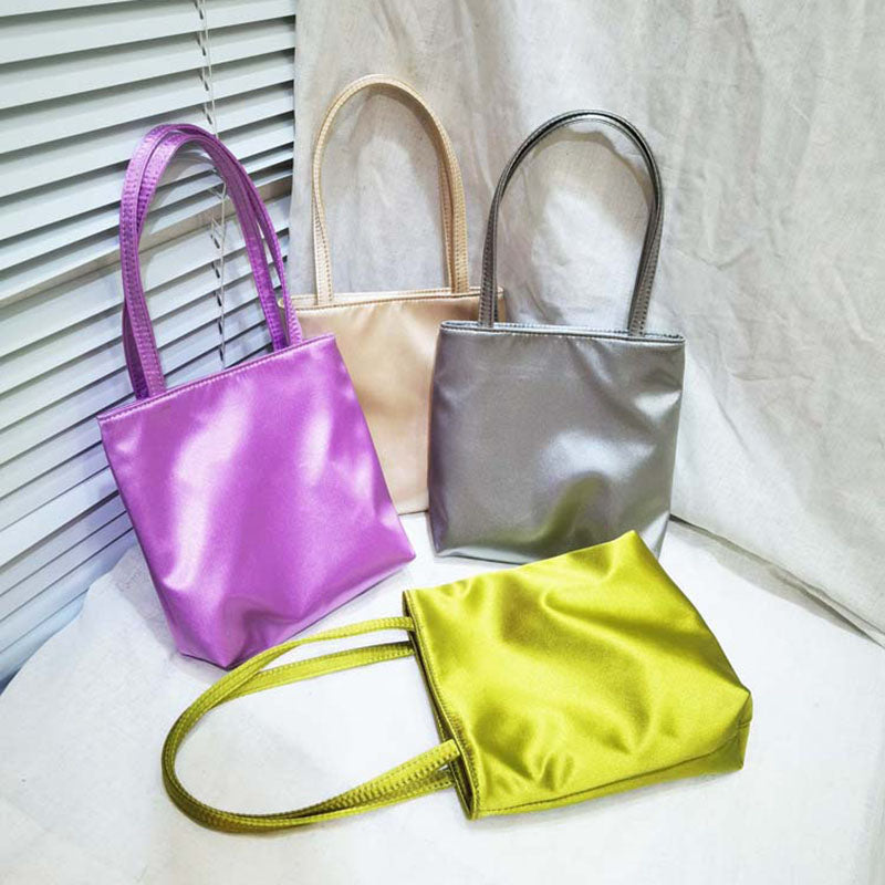 Women’s Minimal Mini Satin Tote