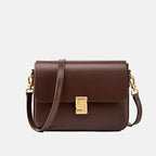 Women’s Genuine Leather Flap Magnetic Closure Crossbody Shoulder Bags In Vintage