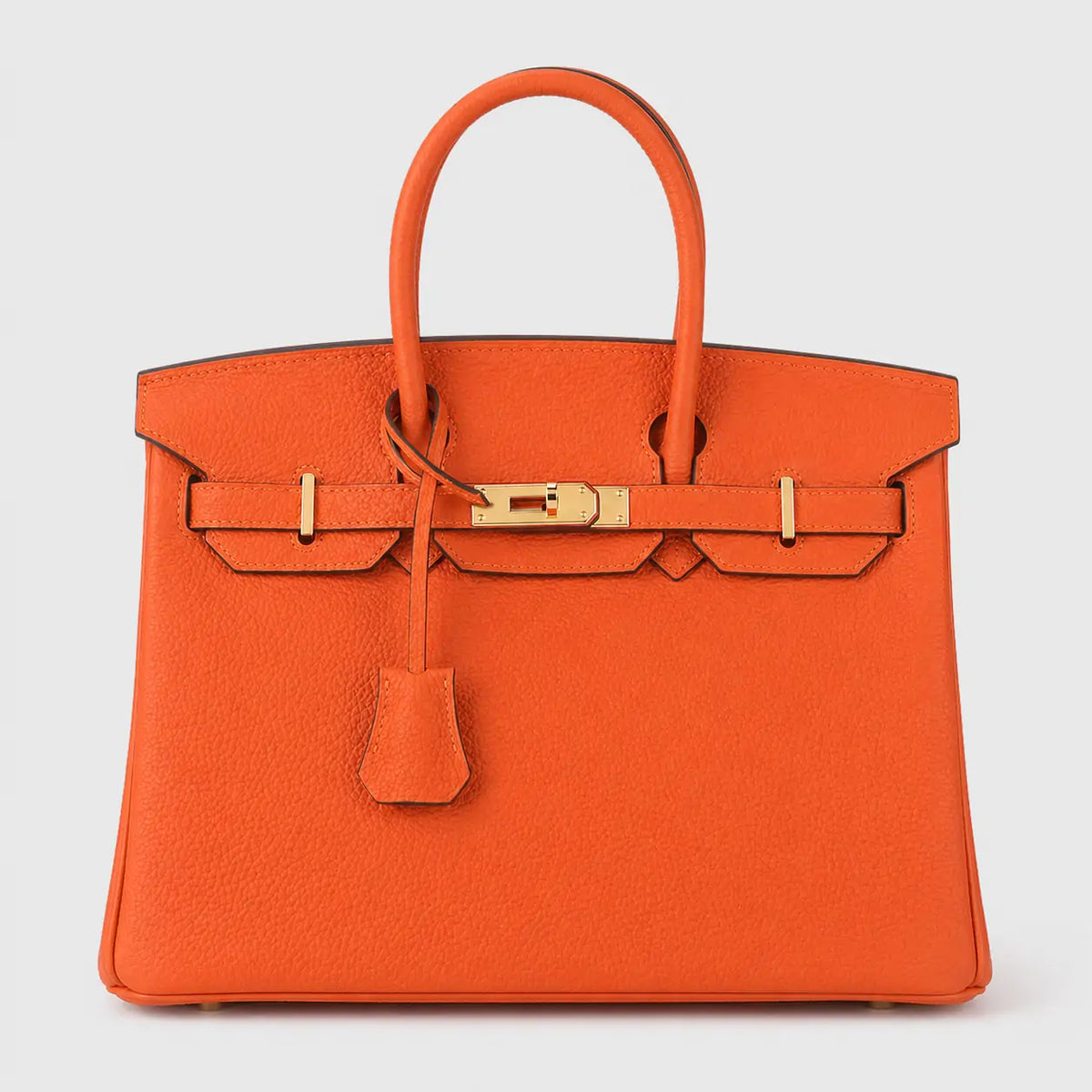 Women’s Genuine Leather Top Handle Handbags – 35 cm Version – Without Shoulder Strap