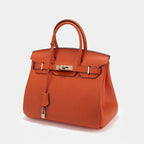 Women’s Genuine Leather Top Handle Handbags – 30CM