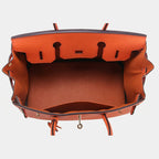 Women’s Genuine Leather Top Handle Handbags – 30CM