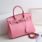 Women’s Genuine Leather Top Handle Handbags – 25cm