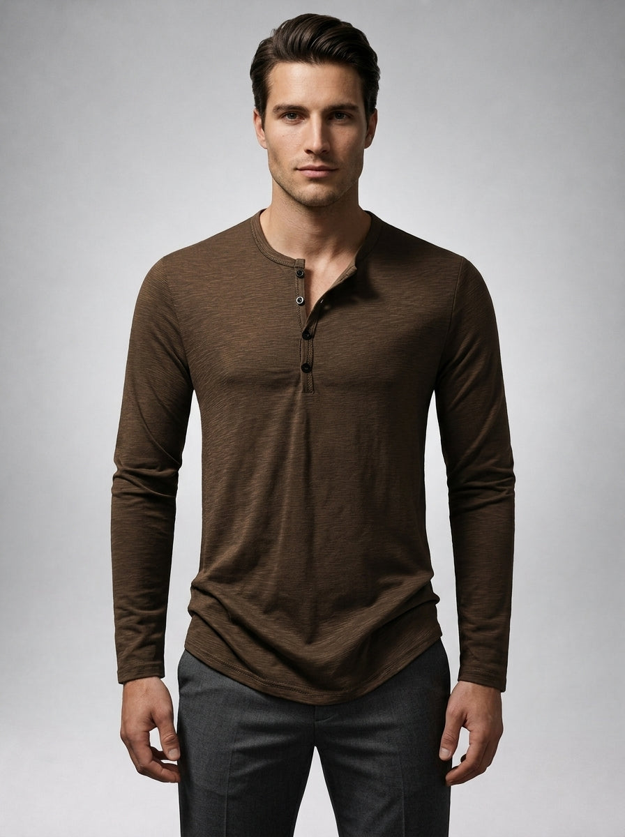 The Maidstone Crew Henley in Brown