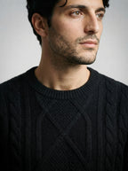 The Kinvarra Cable Knit in Black