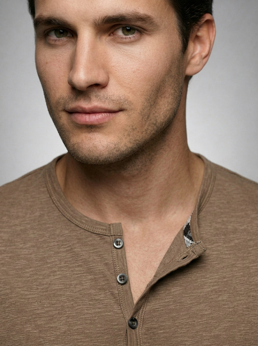 The Maidstone Crew Henley in Beige