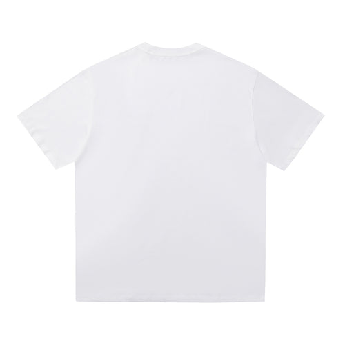 Anagram Multicolor Patch T-Shirt in white and blue