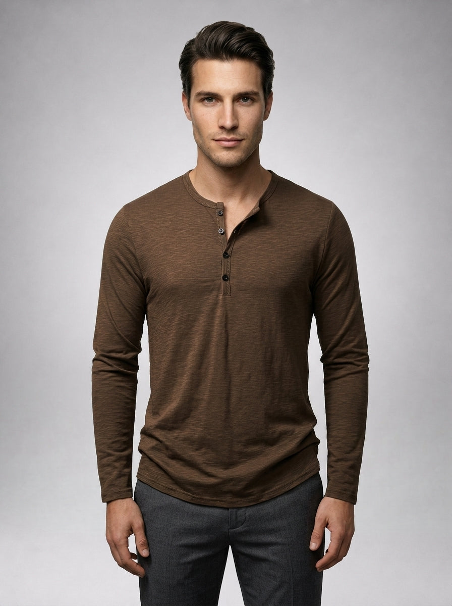 The Maidstone Crew Henley in Brown