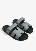 Chypre Sandals in grey blue and black